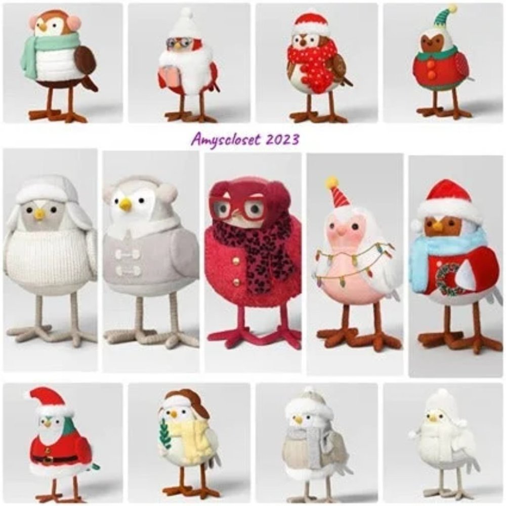 13 New Wondershop Target winter birds 2023 Full set! Sold Out